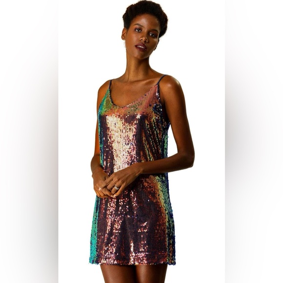 Allegra K | Sequin Mini Club Dress - Picture 1 of 9